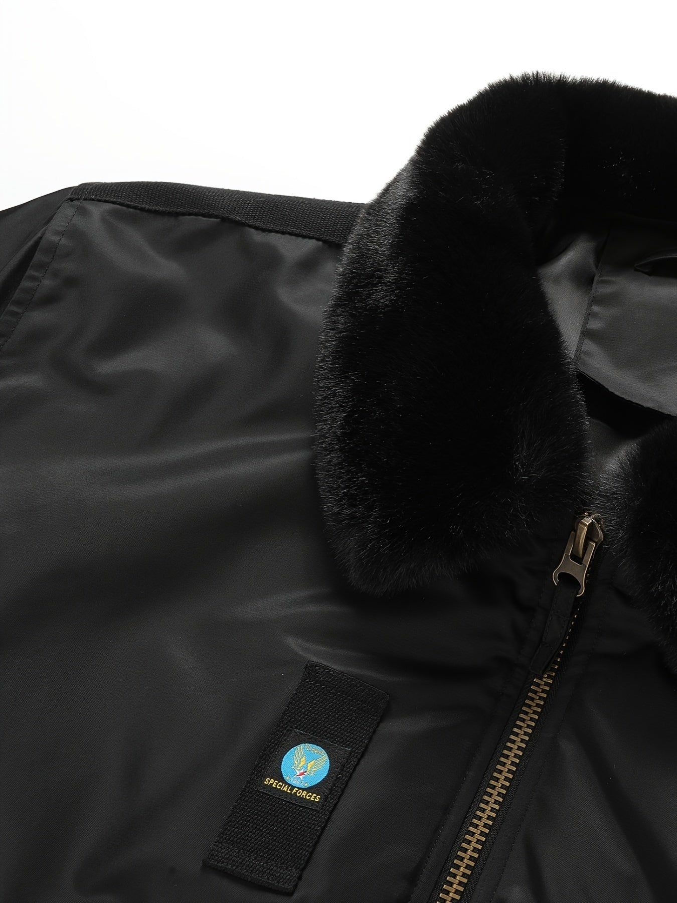 Men's Cozy Faux Fur Zip-Up Jacket – view 8