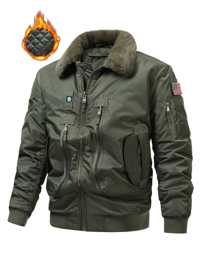 Men's Cozy Faux Fur Zip-Up Jacket – view 9