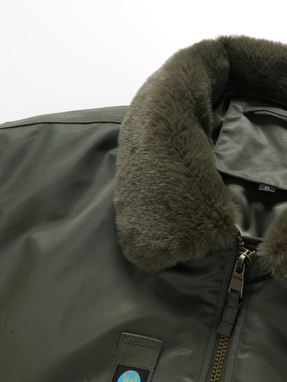 Men's Cozy Faux Fur Zip-Up Jacket – view 11