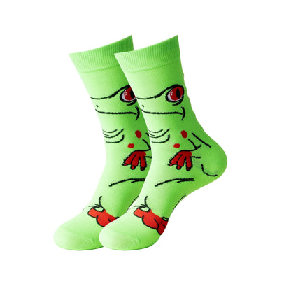 Men's Cute Print Crew Socks - 22-Pair Pack – See product label – view 2