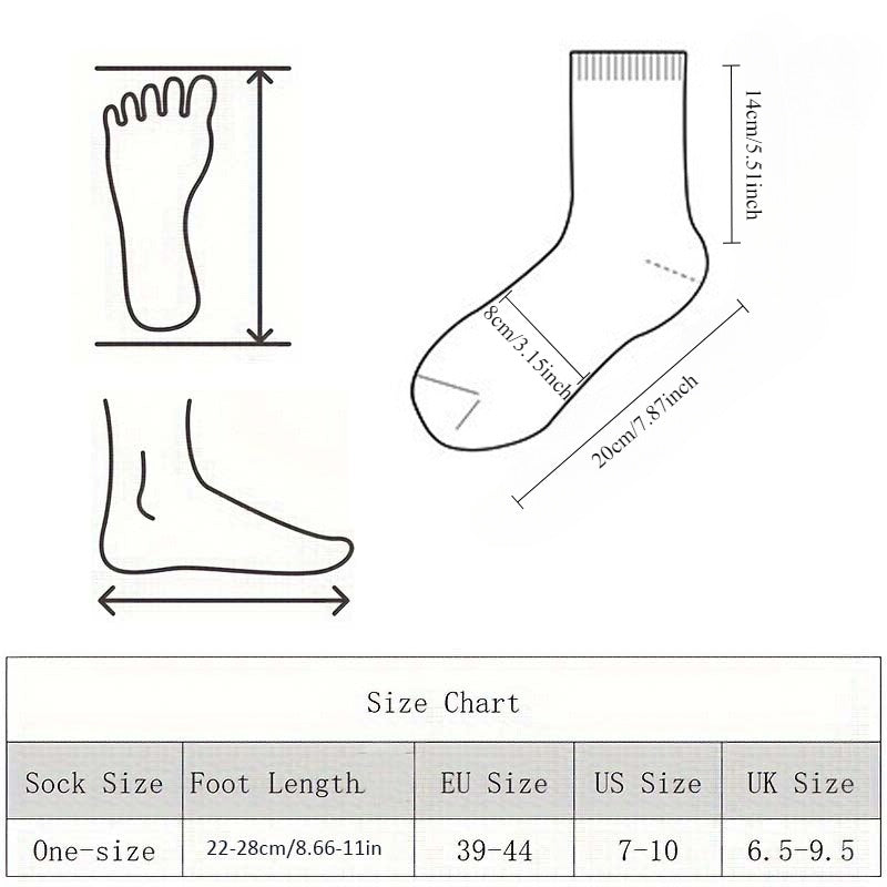 Men's Cute Print Crew Socks - 6-Pair Pack – view 5