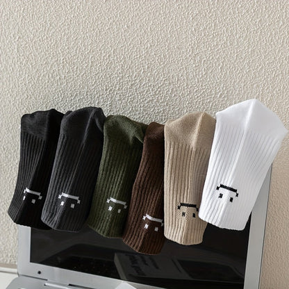 Men's Cute Print Crew Socks - 6-Pair Pack – view 6
