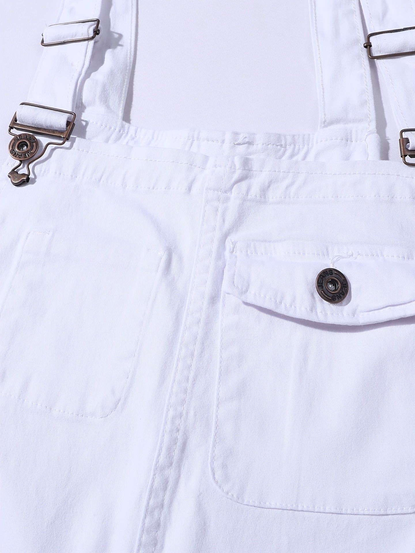 Men's Denim Overalls - Pocket Detail – Sizes M–XXXL – view 8