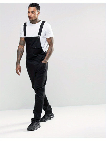 Men's Denim Overalls - Pocket Detail – Sizes M–XXXL – view 17
