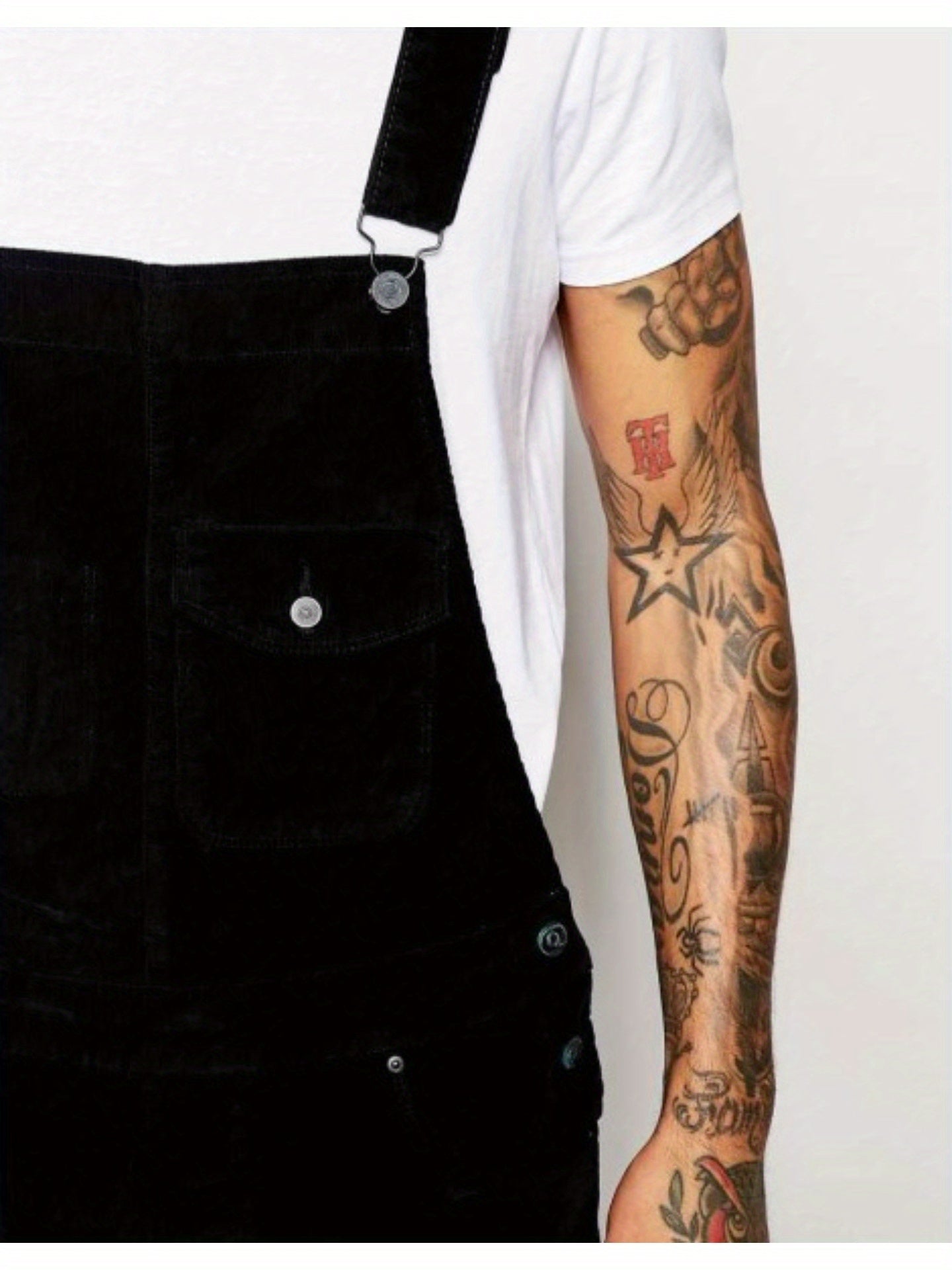 Men's Denim Overalls - Pocket Detail – Sizes M–XXXL – view 18