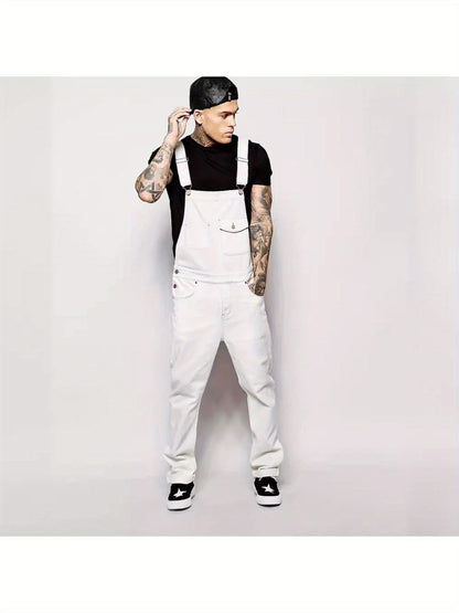Men's Denim Overalls - Pocket Detail – Sizes M–XXXL – view 20