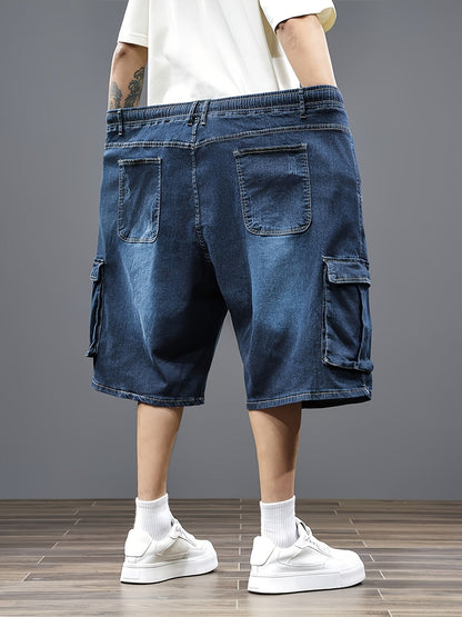 Men's Denim Shorts - Drawstring Waist – view 6