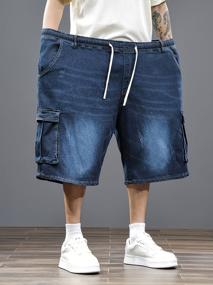 Men's Denim Shorts - Drawstring Waist – view 13