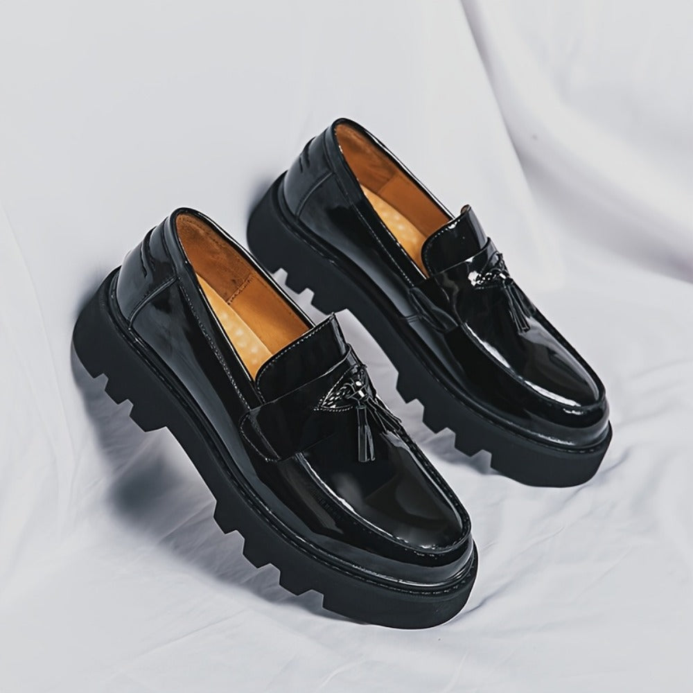 Men's Dress Shoes & Oxfords - Everyday Comfort & Durable Sole – Black detail view
