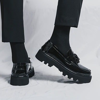 Men's Dress Shoes & Oxfords - Everyday Comfort & Durable Sole – Black detail view