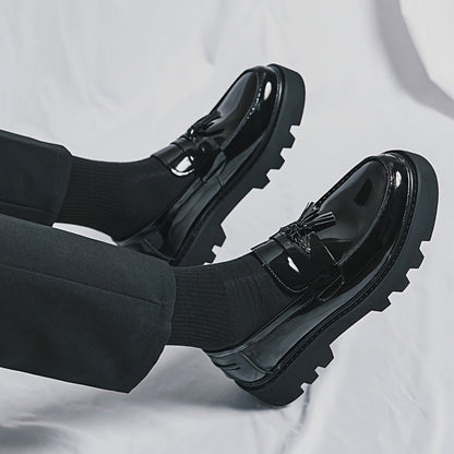 Men's Dress Shoes & Oxfords - Everyday Comfort & Durable Sole – Black detail view