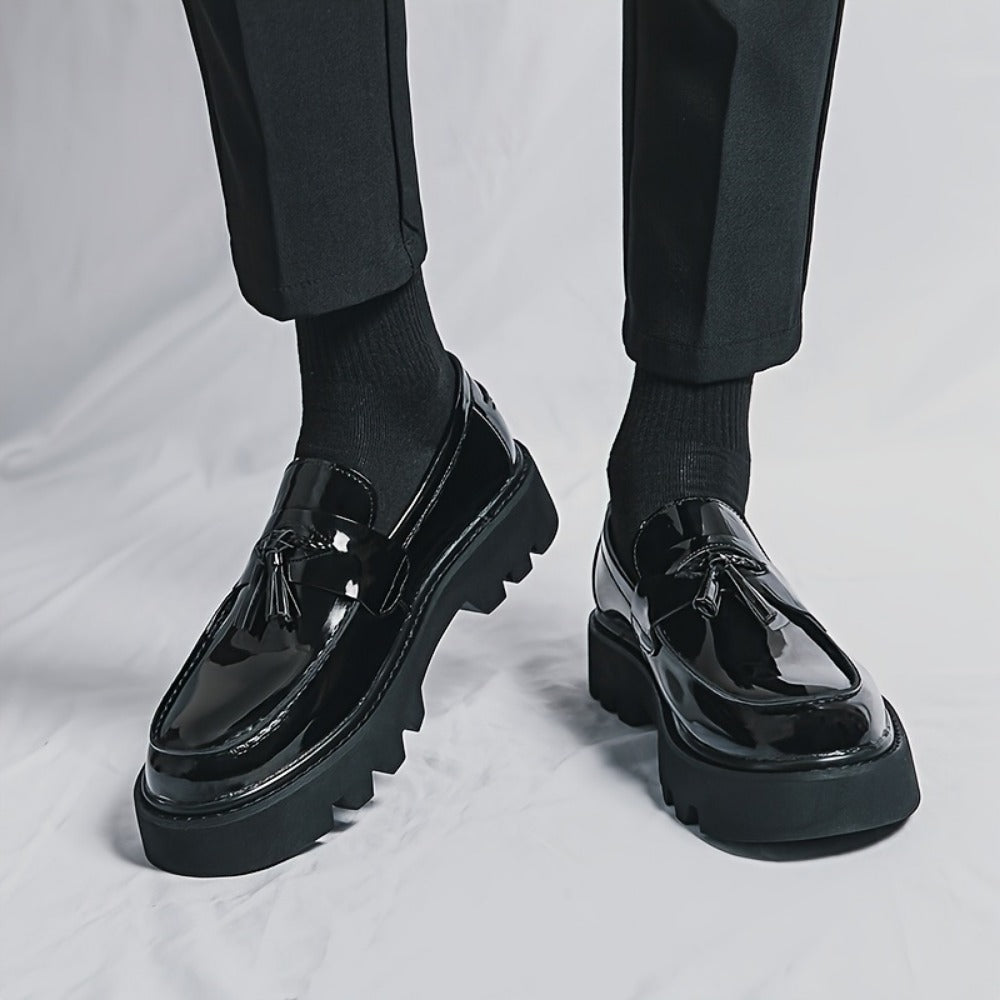 Men's Dress Shoes & Oxfords - Everyday Comfort & Durable Sole – Black detail view