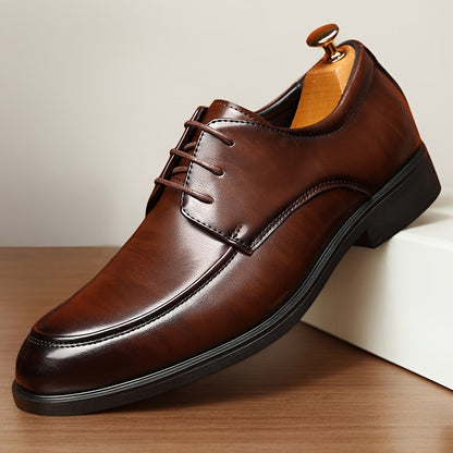 Men's Dress Shoes & Oxfords - Everyday Comfort & Durable Sole – Black Lace – Black option – main product image