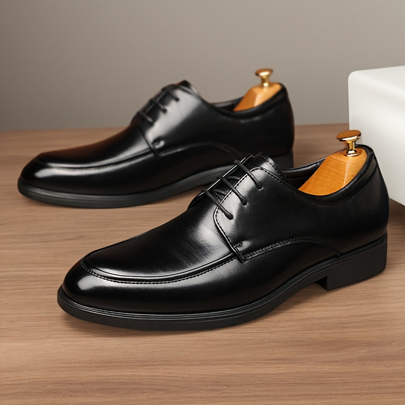 Men's Dress Shoes & Oxfords - Everyday Comfort & Durable Sole – Black Lace – Black option – view 3