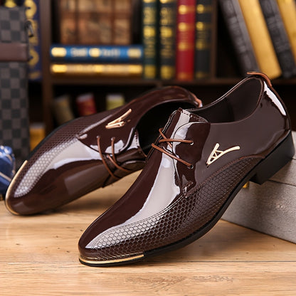 Men's Dress Shoes & Oxfords - Everyday Comfort & Durable Sole – Dark Brown – view 5