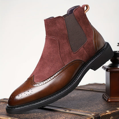 Men's Dress Shoes & Oxfords - Everyday Comfort & Durable Sole – Light Brown-1 – Brown option – view 3