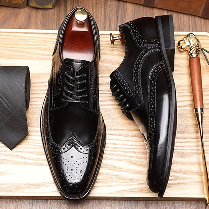Men's Dress Shoes & Oxfords - Handcrafted Style – Black option – view 2