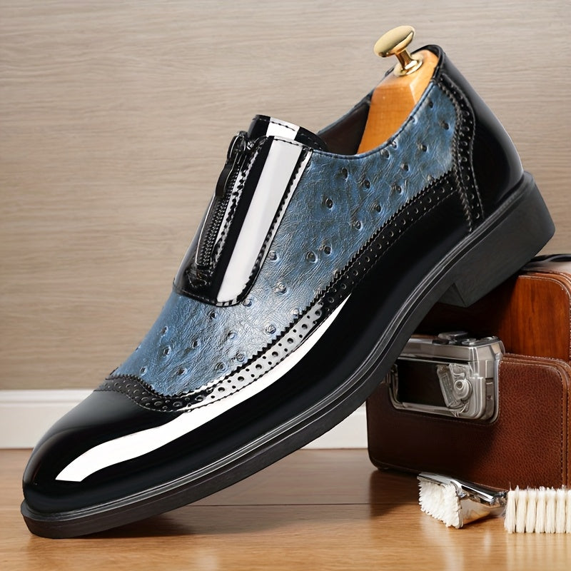 Men's Dress Shoes & Oxfords - Non-Slip Sole for Everyday Wear – 11-Variant Selection – Blue option – main product image