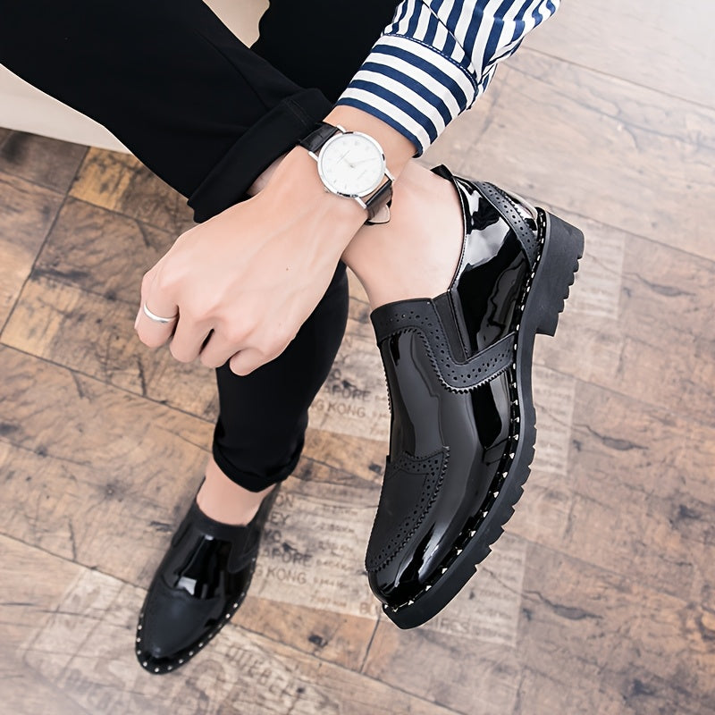 Men's Dress Shoes & Oxfords - Non-Slip Sole for Everyday Wear – Golden – view 8