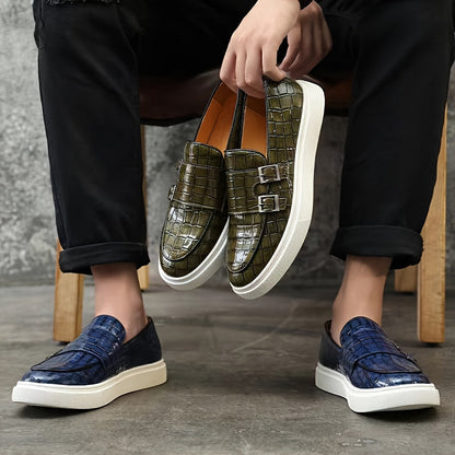 Men's Dress Shoes & Oxfords - Non-Slip Sole – Green / Blue – view 4