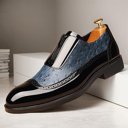 Men's Dress Shoes & Oxfords - Non-Slip Sole – Navy Color – Navy option – main product image