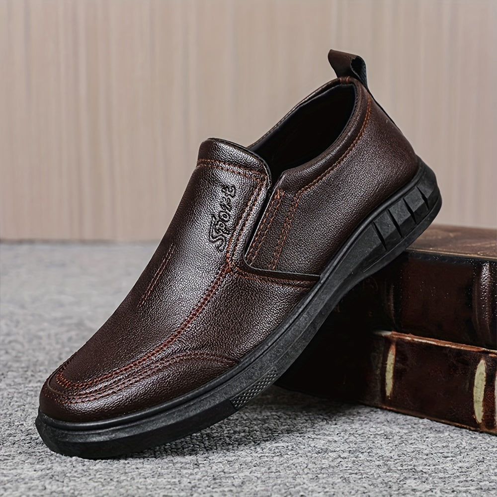 Men's Dress Shoes & Oxfords - Non-Slip Sole Slip-On for Outdoor & – Black option – view 2