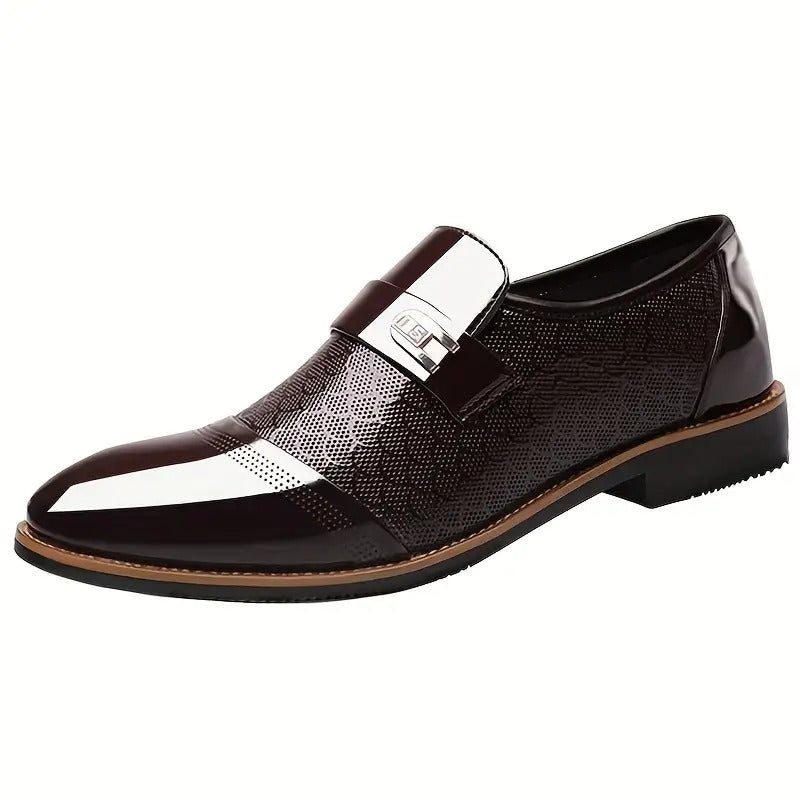 Men's Dress Shoes & Oxfords - Slip-On Ease – Black / Dark Brown – view 6