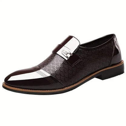 Men's Dress Shoes & Oxfords - Slip-On Ease – Black / Dark Brown – view 6