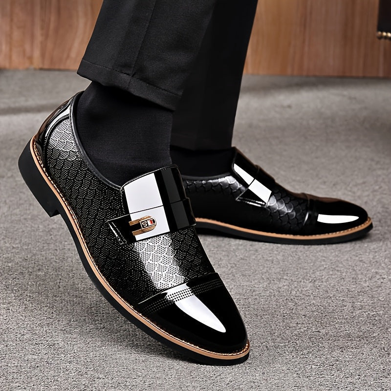 Men's Dress Shoes & Oxfords - Slip-On Ease – Black / Dark Brown – view 7