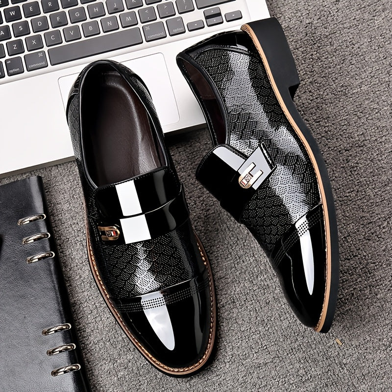 Men's Dress Shoes & Oxfords - Slip-On Ease – Black / Dark Brown – Black option – view 2