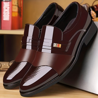 Men's Dress Shoes & Oxfords - Slip-On Ease – Dark Brown – main product image