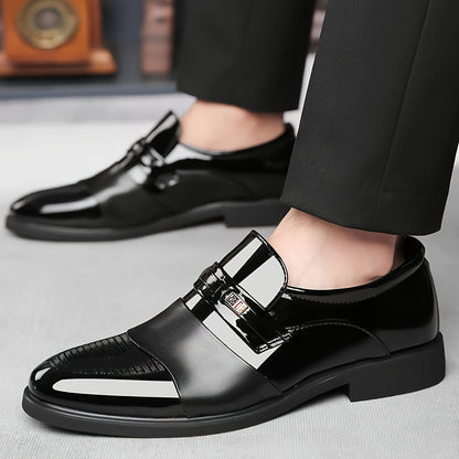 Men's Dress Shoes & Oxfords - Slip-On Ease – Dark Brown – view 4