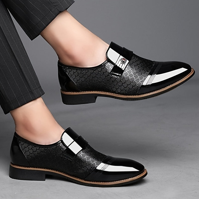 Men's Dress Shoes & Oxfords - Slip-On for Everyday Wear – Black / Dark Brown – view 5