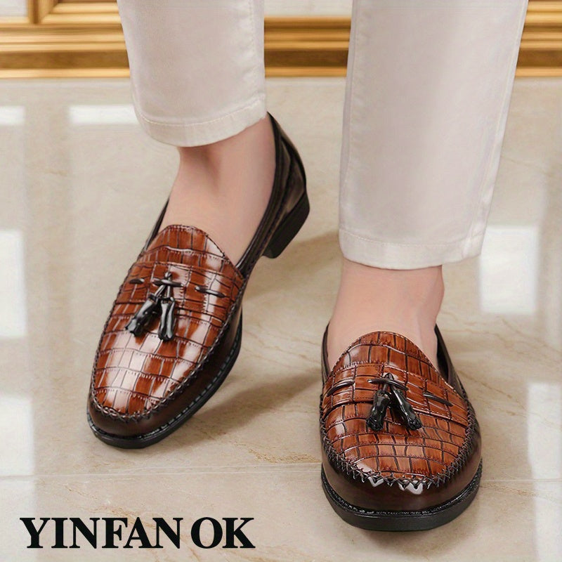 Men's Dress Shoes & Oxfords - Slip-On for Everyday Wear – Dark Brown – view 4