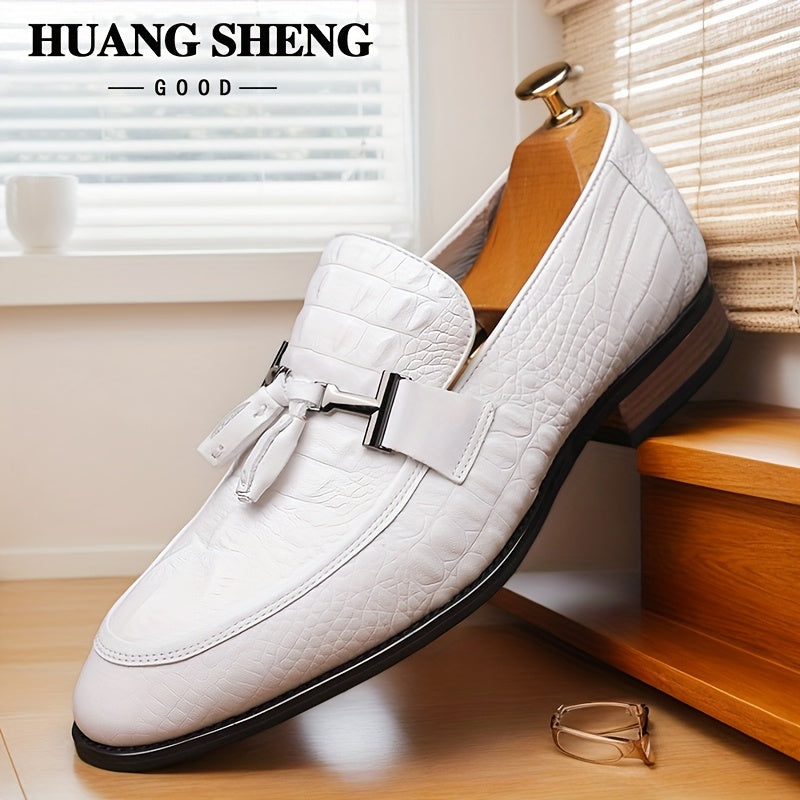 Men's Dress Shoes & Oxfords - Slip-On for Everyday Wear – Dark Brown / Black – main product image