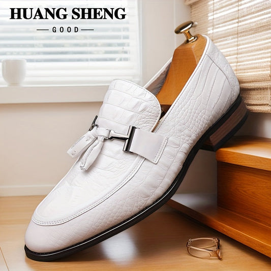 Men's Dress Shoes & Oxfords - Slip-On for Everyday Wear – Dark Brown / Black – main product image