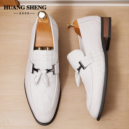 Men's Dress Shoes & Oxfords - Slip-On for Everyday Wear – Dark Brown / Black – view 7