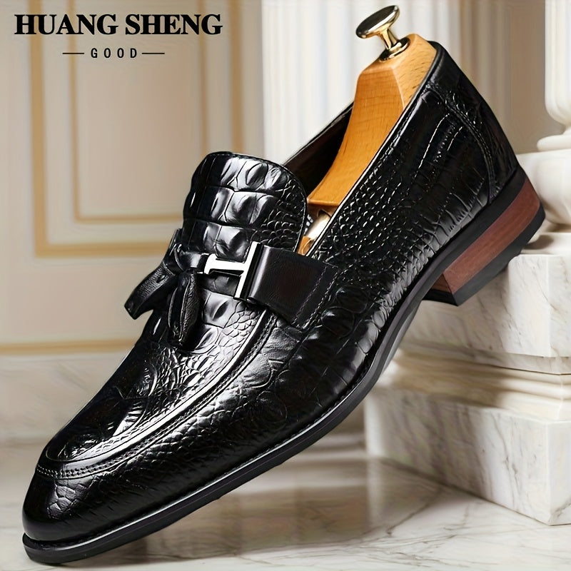 Men's Dress Shoes & Oxfords - Slip-On for Everyday Wear – Dark Brown / Black – Brown option – view 5