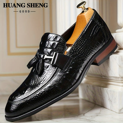 Men's Dress Shoes & Oxfords - Slip-On for Everyday Wear – Dark Brown / Black – Brown option – view 5