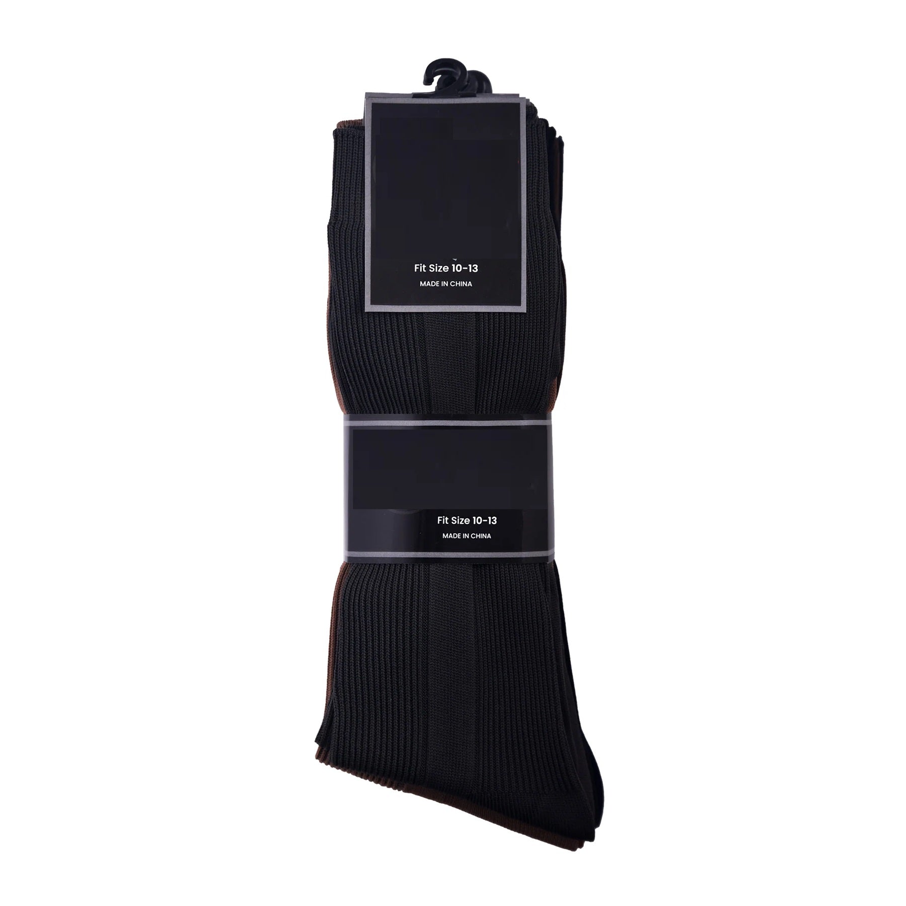 Men's Dress Socks - Business Comfort – Black Pairs – view 4