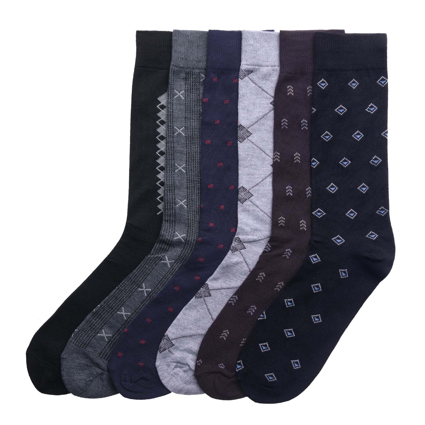 Men's Dress Socks - Business Comfort – Black Pairs – view 15