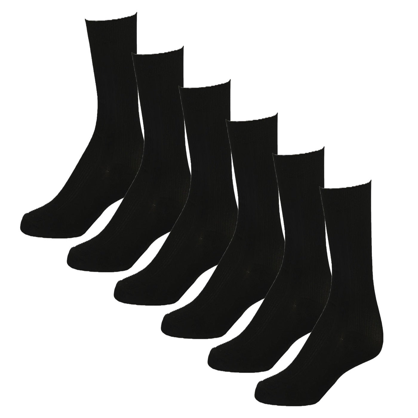 Men's Dress Socks - Business Comfort – Black Pairs – Black option – view 3