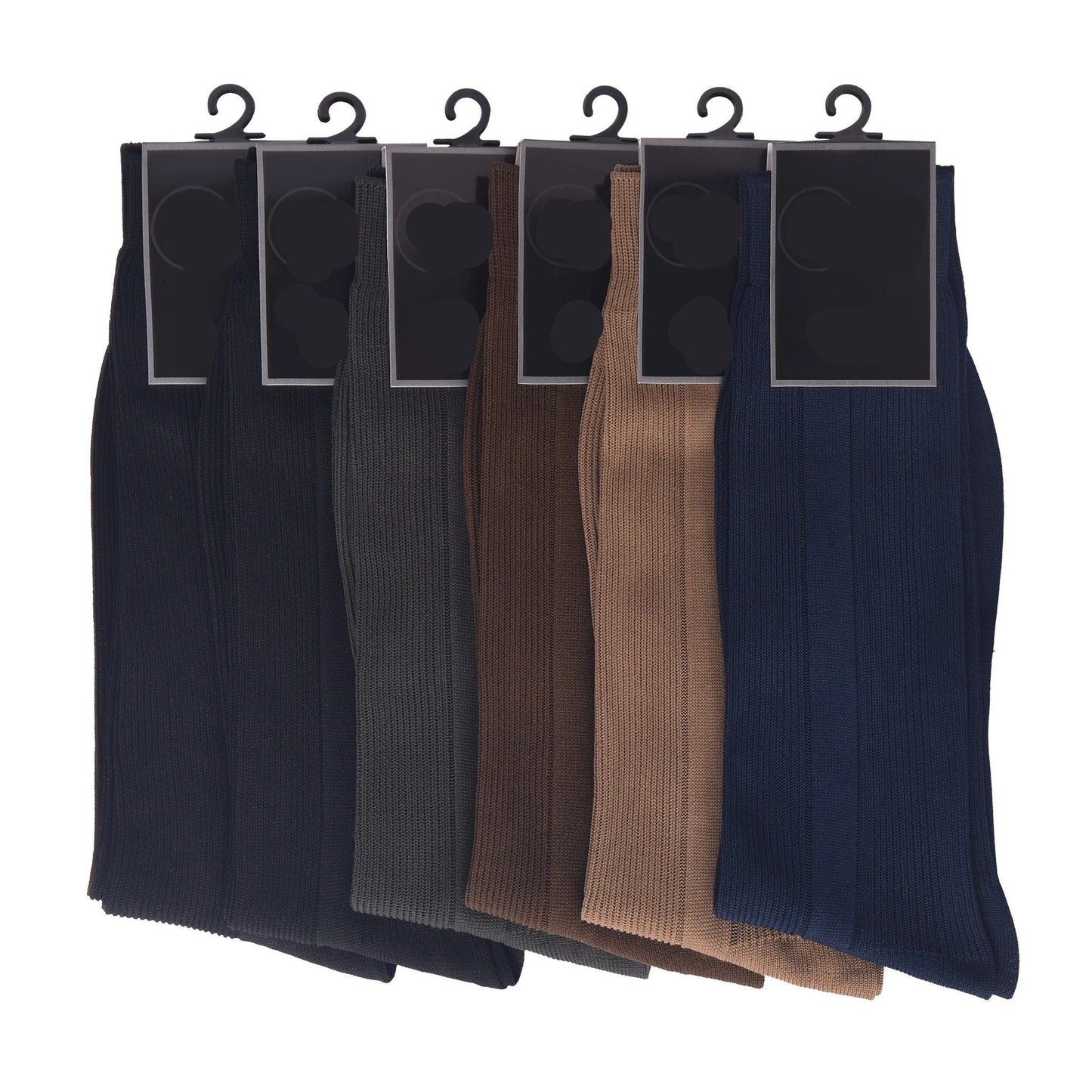 Men's Dress Socks - Business Comfort – Black Pairs – Black option – view 6