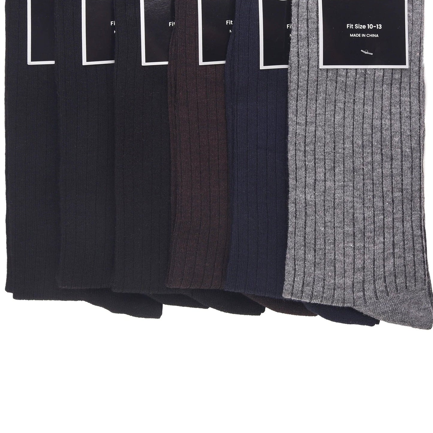 Men's Dress Socks - Business Comfort – Black Pairs – Black option – view 9
