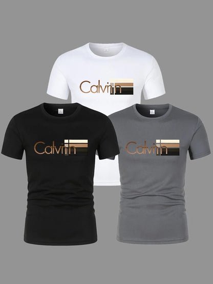 Men's Essential T-Shirt - Crew Neck Short Sleeve – 3-pack – view 9