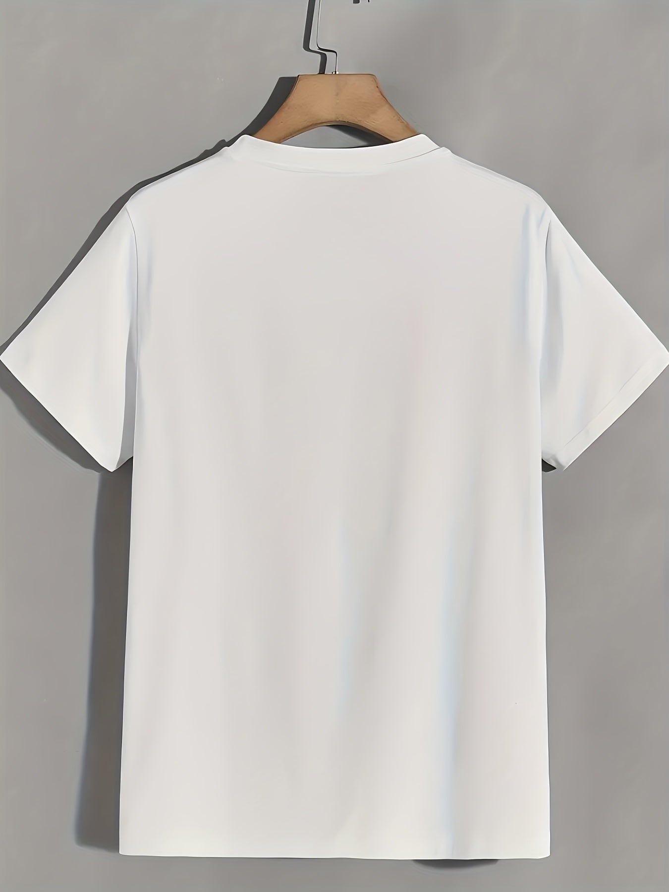 Men's Essential T-Shirt - Round Neck Short Sleeve – Black – view 5