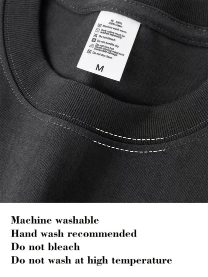 Men's Essential T-Shirt - Round Neck Short Sleeve – Black – view 7