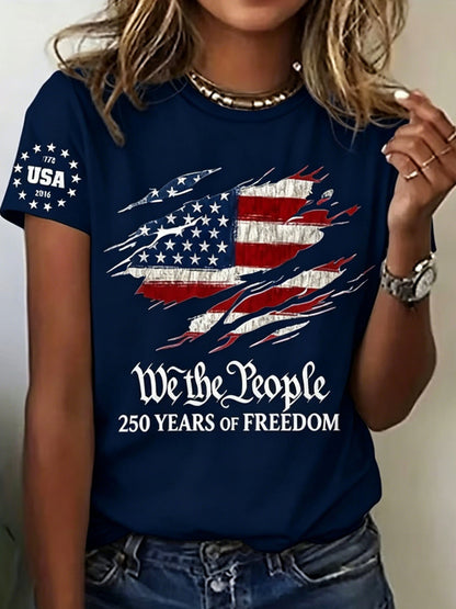 Men's Essential T-Shirt - Round Neck Short Sleeve – Navy Color – view 5