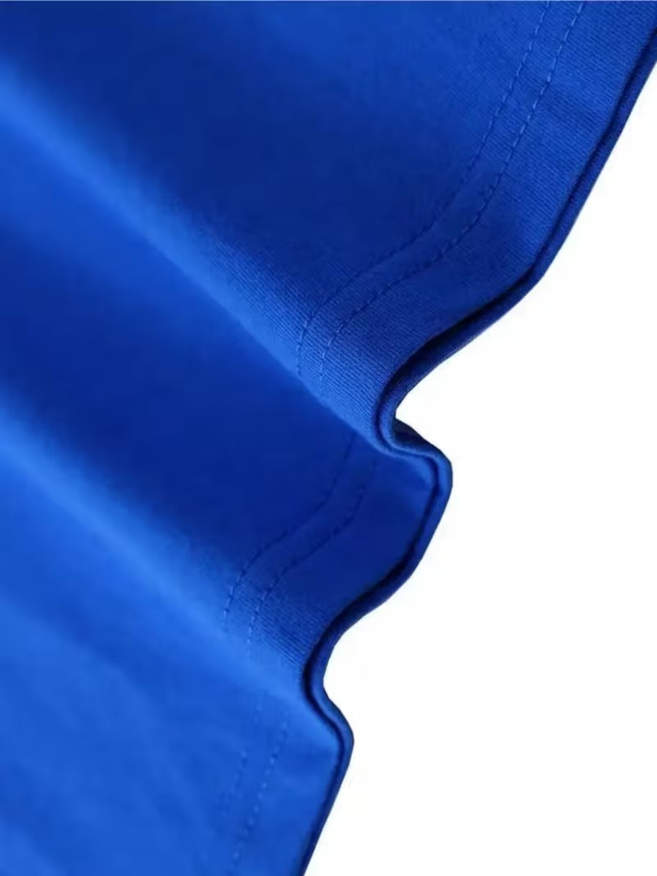 Men's Essential T-Shirt - Round Neck Short Sleeve – Royal Blue – view 10