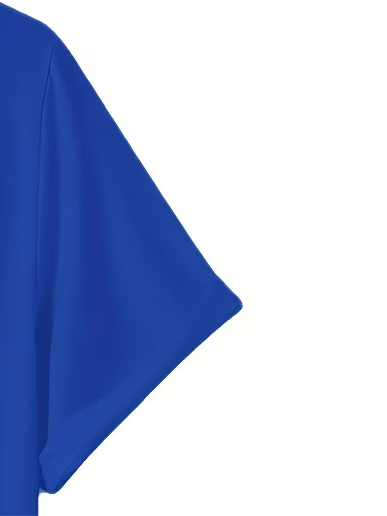Men's Essential T-Shirt - Round Neck Short Sleeve – Royal Blue – view 12